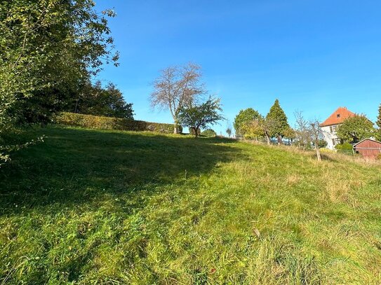 Sonniger Baugrund mit unverbaubarem Fernblick in einer der schönsten Lagen von Schmalkalden