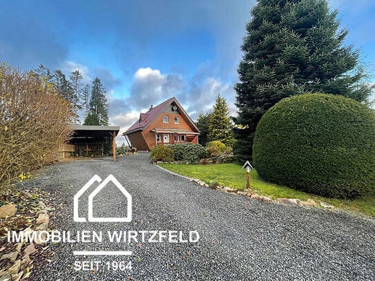 Holzhaus Nähe Arzfeld - mit herrlichem Weitblick