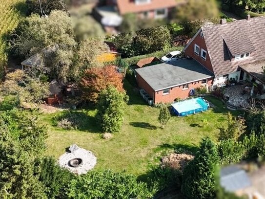 Freistehendes Einfamilienhaus in Dötlingen - Wohnen am Feldrand mit Natur pur