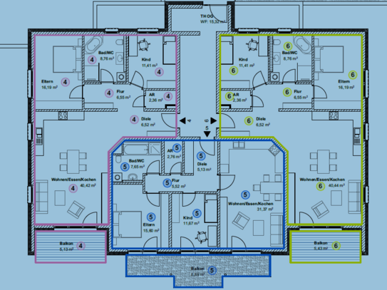 exklusive Wohnung mit Aussicht am Südhang - Neubau