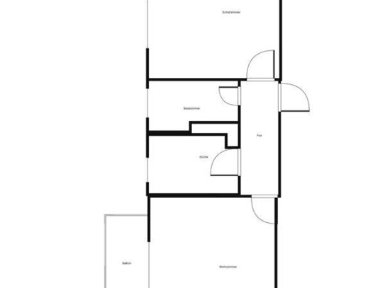 Frisch sanierte 2-Zimmer-Wohnung in Bockenheim (Postsiedlung)