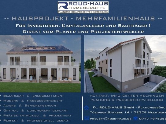 + EXKLUSIVES MEHRFAMILIENHAUS-PROJEKT! +