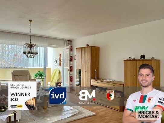 Gepflegte 3-Zimmer-Wohnung mit Balkon in bester Lage - Stellplatz und Garage inklusive - ca. 77 m²