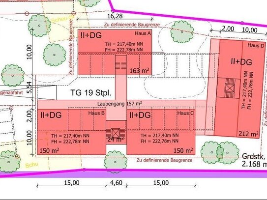 Kapitalanleger aufgepasst, Bauplatz 2243m² mit Vorplanung u. Erschließung