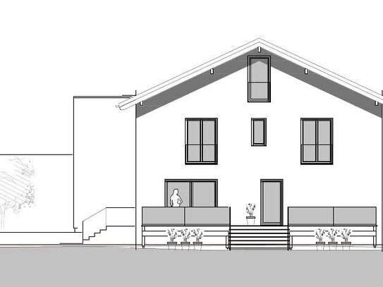 Neubau Reihenendhaus in Top-Lage von Holzkirchen