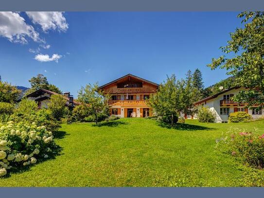 Möbliert: Sonnige Gartenwohnung mit Bergblick