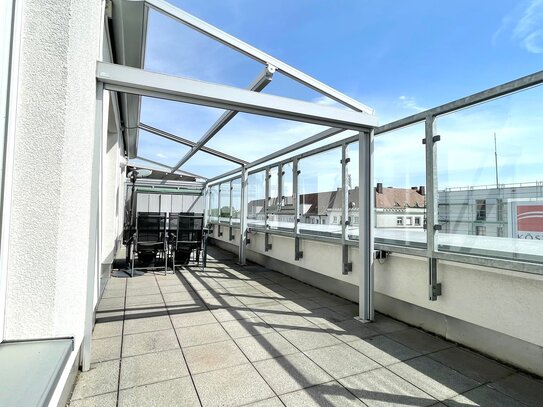 Seniorengerechtes Penthouse mit großer Dachterrasse in Südausrichtung