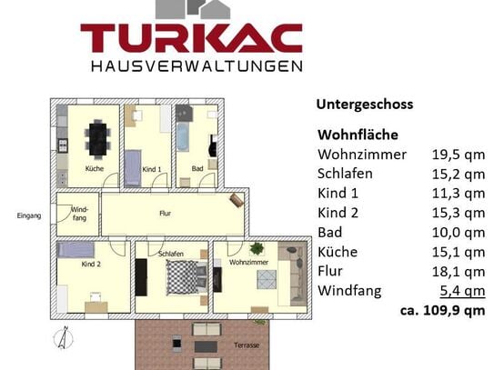 großzügige 4 ZKB Eigentumswohnung mit großer Terrasse