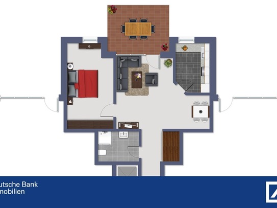 ca. 68,54 m² Wohnen im Erdgeschoss mit Gartenanteil *Aufzug *Tiefgaragenstellplatz