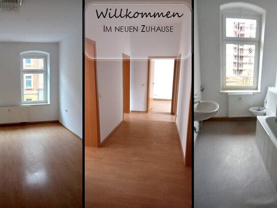 Einziehen und wohlführen in der hellen Drei-Zimmer-Wohnung mit Balkon