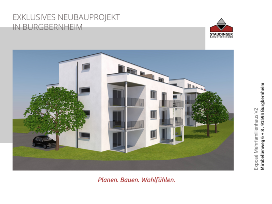 3- Zimmer Eigentumswohnung Erstbezug 112,1 m², Burgbernheim