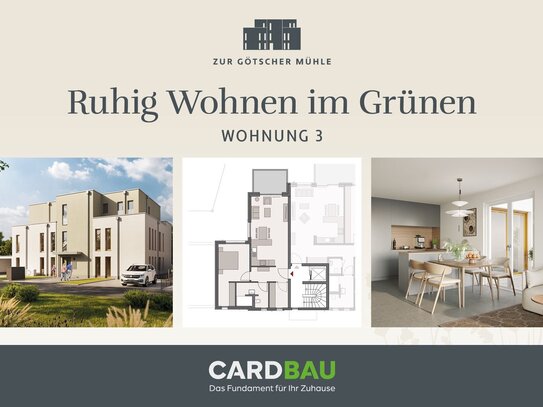 Moderne 2-Zimmerwohnung im OG in naturnaher Wohnlage von Langenfeld-Richrath