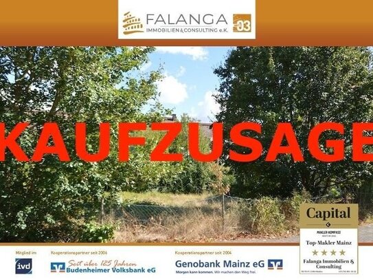 FALANGA IMMOBILIEN - Top Baugrundstück in top Mombacher Lage für die Bebauung von 1 EFH oder 2 DHH!