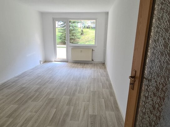 Schicke 3 Raumwohnung mit Balkon im EG mit Dusche - Nähe des Geiseltalsee