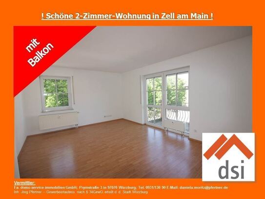 ! Schöne 2-Zimmer-Wohnung in Zell am Main !