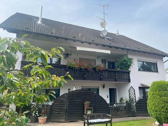 Familienglück! Zwei große Wohnungen mit tollem Garten vor den Toren Aschaffenburgs