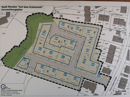 Nur noch ein Grundstück im Neubaugebiet "Auf dem Echterhofe" in bester Lage von Menden-Bösperde!