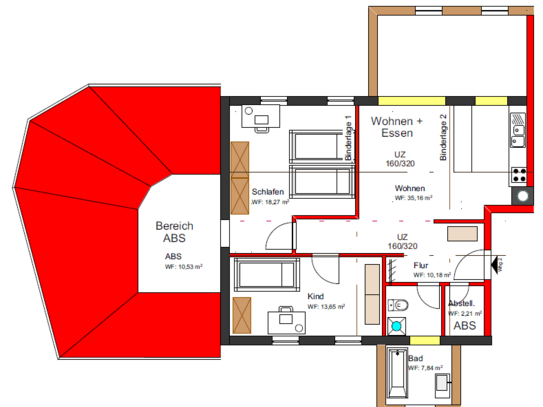 **Erstbezug nach Sanierung** Moderne 3-Zimmer-Wohnung