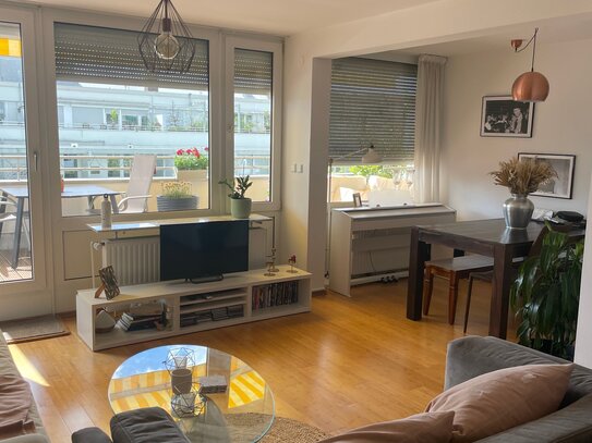 Zwischenmieten:Voll möblierte 77m Wohnung mit sonniger 21m² Terrasse