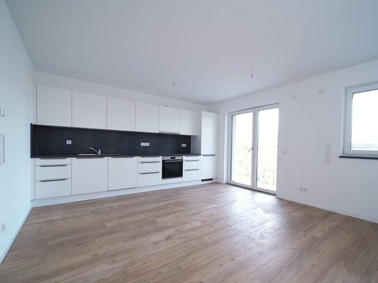 **Gehoben im Neubau** Moderne 3-Zimmer-Wohnung mit Einbauküche und Balkon am Stadtpark