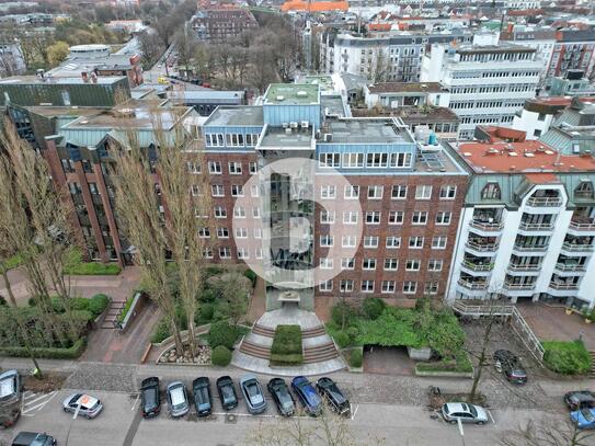 bürosuche.de: Idyllisches Arbeiten am Goldbekkanal! Büro oder Praxis mieten in Winterhude!