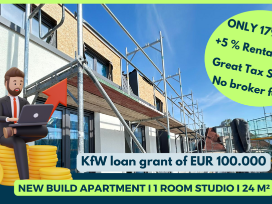 5 % ROI + TAX BENEFITS + LOW INTEREST LOAN! Commission-free apartment with lots of potential in Berlin