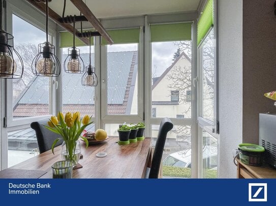 Helle Maisonette-Wohnung mit Westbalkon! 4-Zimmer-Wohnung mit eigenem Eingang!