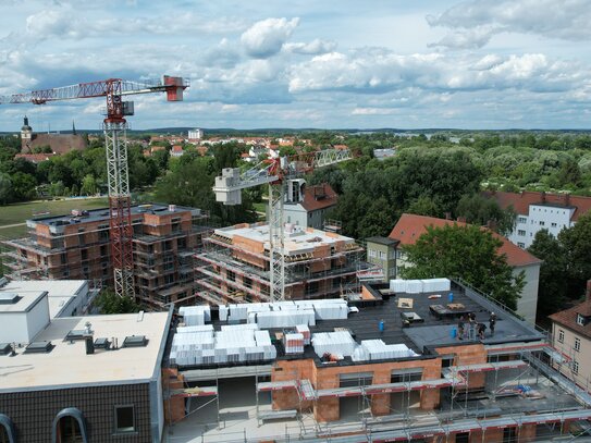 Dachterrasse Süd,Ost+West. 2.OG, KfW-55, Ideale Innenstadtwohnung