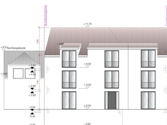 Grundstück mit Baugenehmigung 6 Familien-Stadthaus in Ottweiler