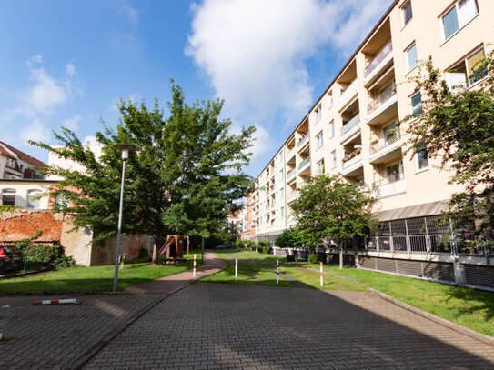Single-Apartment in Plagwitz mit Balkon und Stellplatz