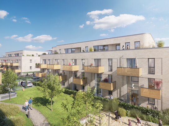 Barrierefreie 2-Zimmer-Neubau-Wohnung mit Balkon in Kappeln | WE 311