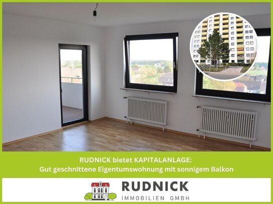 RUDNICK bietet KAPITALANLAGE: Gut geschnittene Eigentumswohnung mit sonnigem Balkon