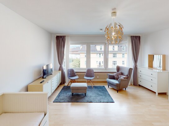 Möbliertes1-Zimmer Apartment in Toplage in Neuhausen mit TFG Stellplatz