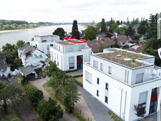 MANNELLA *Wohnen am Rheinbogen* Penthouse-Wohnung, Bildschöne Wohnanlage in ruhiger Lage mit allem Komfort