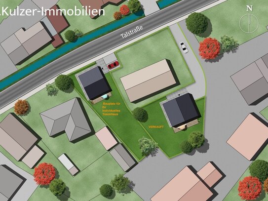 Schönes Baugrundstück für Ihr freistehendes Traumhaus - sofort bebaubar - in zentraler Lage von Steinen-Weitenau