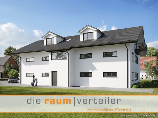 3 Zimmer Neubau EG-Wohnung mit großzügigem Garten in guter Süd-Ostausrichtung, Hobbyraum