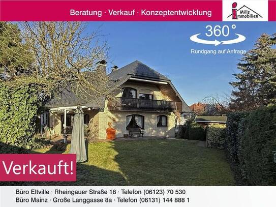 Schicke großzügige Unternehmervilla mit Blick und schönem Garten