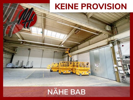 KEINE PROVISION - Lager-/Produktion (4.000 m²) & Büro (200-400 m²) zu vermieten