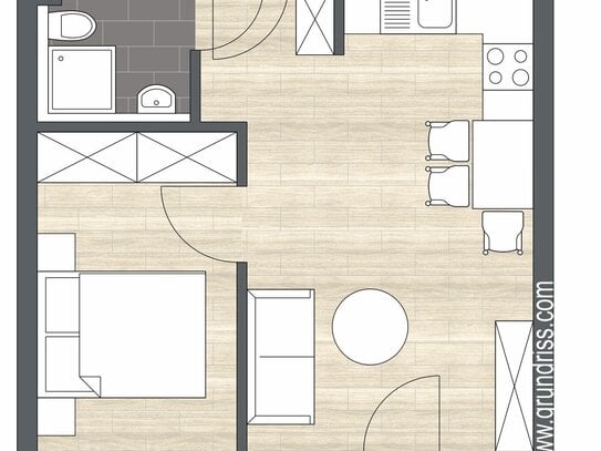 VERKAUF IM BIETERVERFAHREN - 2.5 Zimmer Wohnung in Bad Säckingen