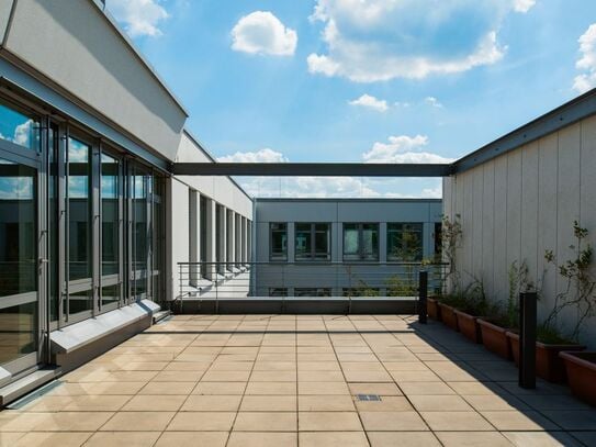 Modernes Bürofläche in idyllischer Lage - Große Dachterrasse