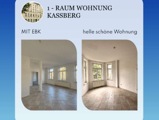 ***Wunderschöne 1-Raum Wohnung mit Erker***