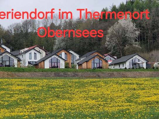 NEU! Feriendorf an der Therme Obernsees. Gemütlicher Bungalow im Herzen der Fränkischen Schweiz. Sofort beziehbar.