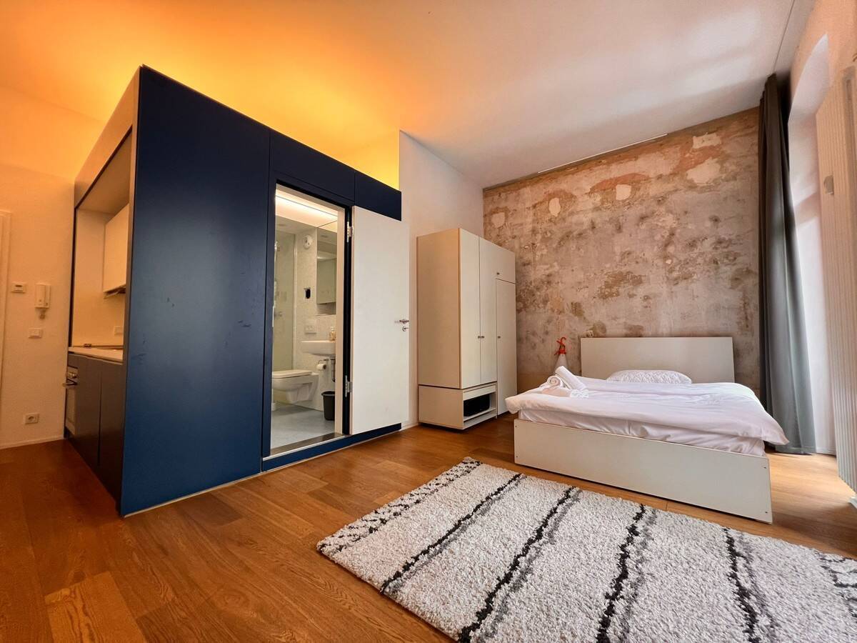 F-Hain: voll möbliertes LUXUS Apartment - 37 m² befristet für max. 12 Monate per SOFORT zu VERMIETEN - Photo 1