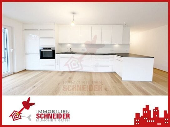 IMMOBILIEN SCHNEIDER - Obermenzing - exklusiv ausgestattete 2 Zimmer Wohnung mit Balkon & Küche