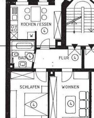 Vermietete 2-Zimmerwohnung in guter Lage!