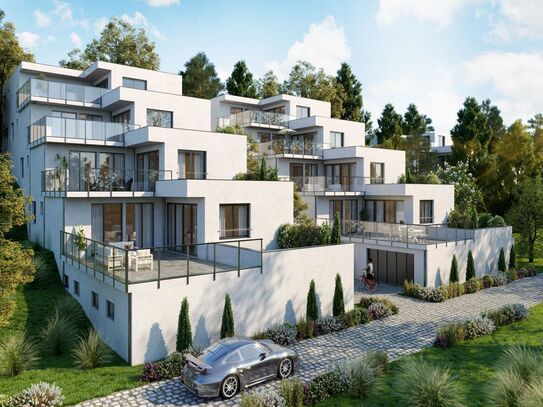 Luxusimmobilie mit Dachterrasse und TG-Stellplatz in naturnaher Vorstadtlage von Jena