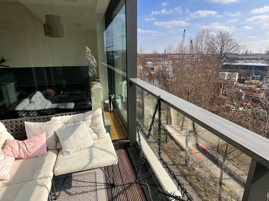 3 Zimmerwohnung mit Dachterrasse auf der Harburger Schloßinsel