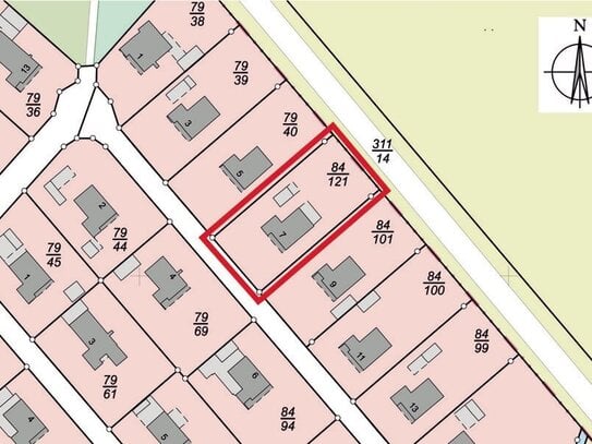 Baugrundstück im Ferienhausgebiet Fintel mit 835 m²