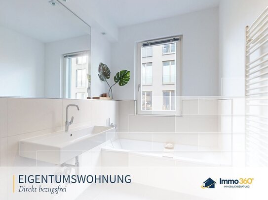 Moderne und bezugsfreie 3-Zimmer-Wohnung mit Wasserblick und großem Balkon in Berlin-Friedrichshain