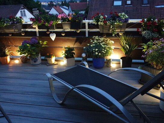 Traumhafte Dachterrassenwohnung mit Blick über Zirndorf